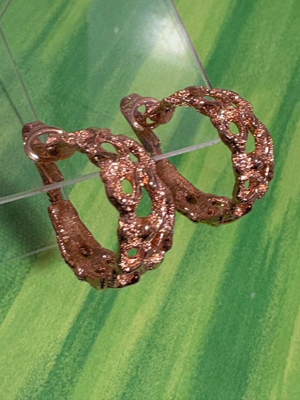 Vintage New Avon Gold Tone Hoop Clip Earrings